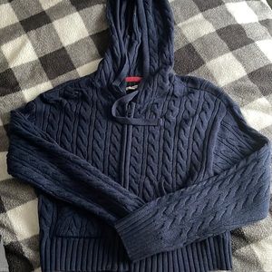 American eagle cropped sweater jacket
